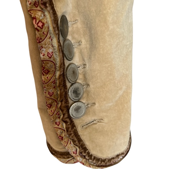 Twill twenty two Beige Blazer with Ruffle Trim - Picture 3 of 3